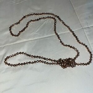 253 bronze beaded necklace